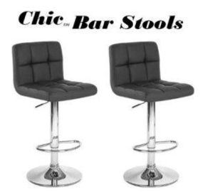Modern Adjustable Synthetic Leather Swivel Bar Stools (HC1277)